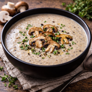 Mushroom & Thyme Soup