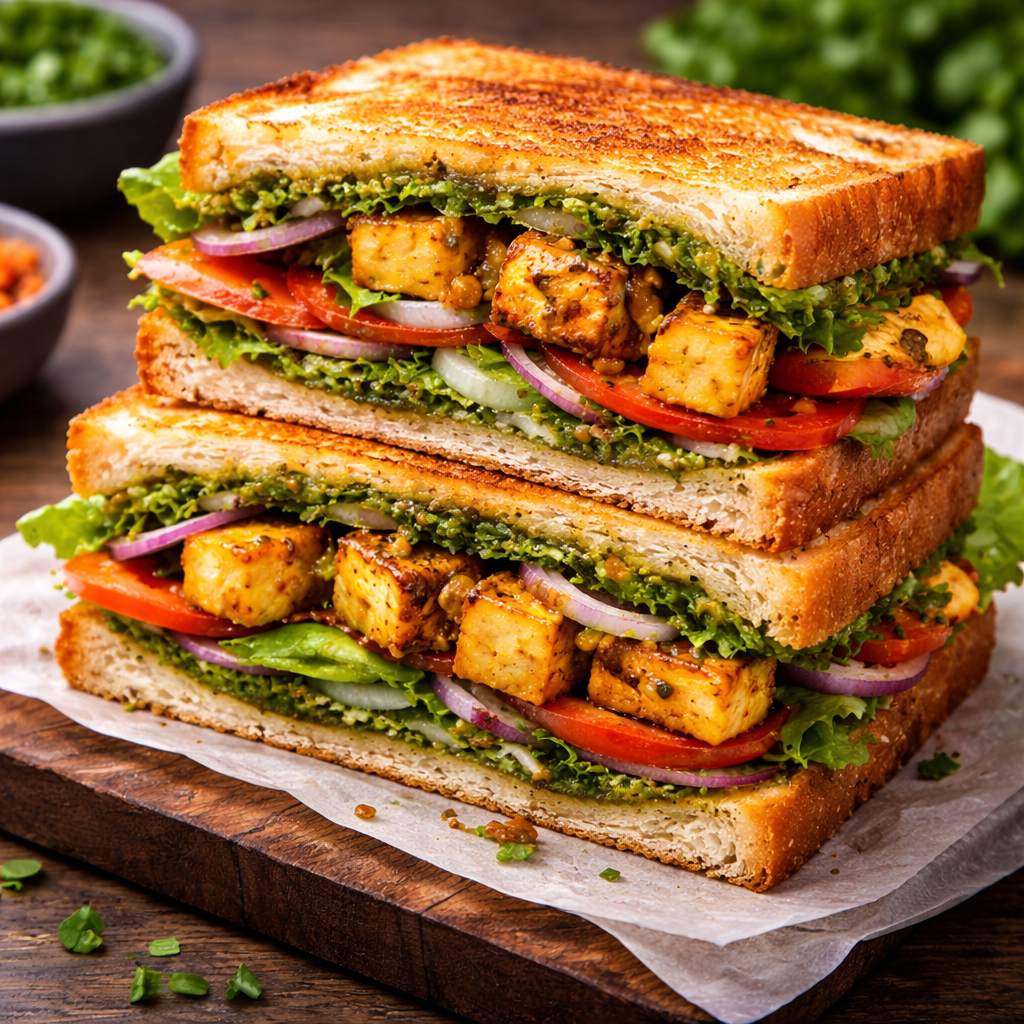 Kasundi Paneer Sandwich