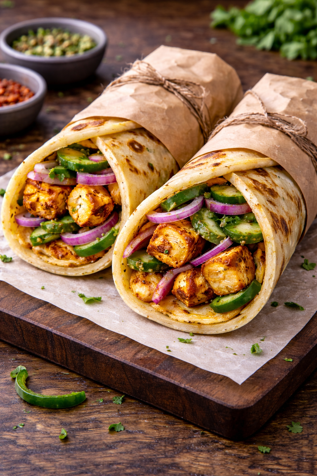 Paneer Tikka Roll